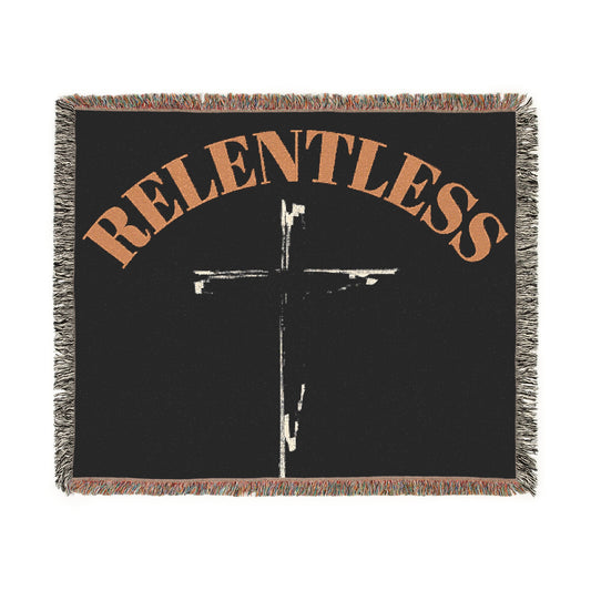 Relentless Woven Blanket (black)