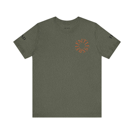 Relentless Faith Short Sleeve Military tee (unisex)